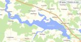 Рузское водохранилище, карта