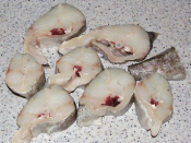 кусочки рыбы