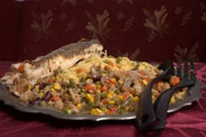  с картофелем и грибами
