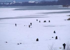 Рыбалка на Оке зимой