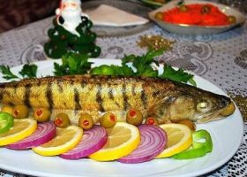 Судак запеченный в духовке