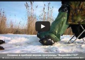 Ловля ротана зимой, видео