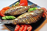 Карась запеченный в духовке