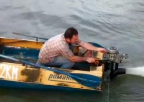 Водомёт для лодки своими руками