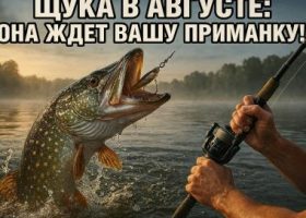 На что ловить щуку в августе