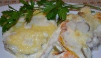 кета запеченная в сливках