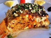 сазан фаршированный и запеченный в духовке
