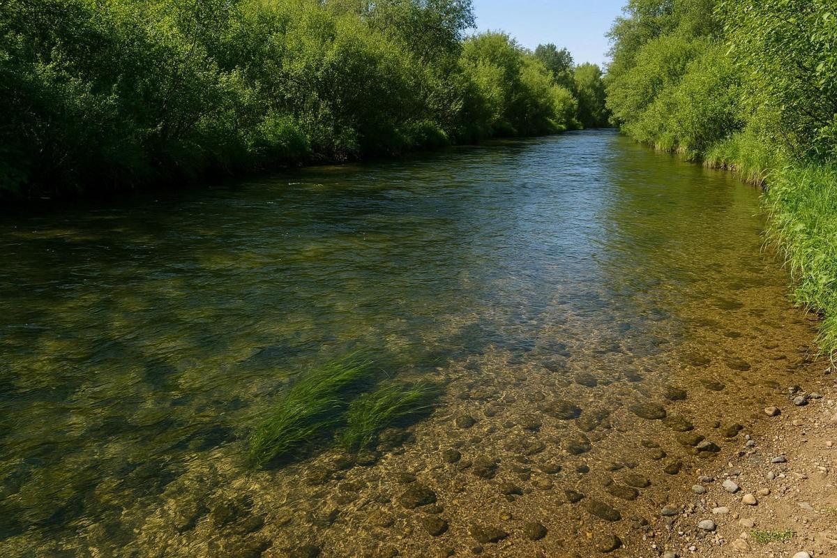 Если дно чистое, вода прозрачная — елец где-то рядом. Если дно чистое, вода прозрачная — елец где-то рядом.