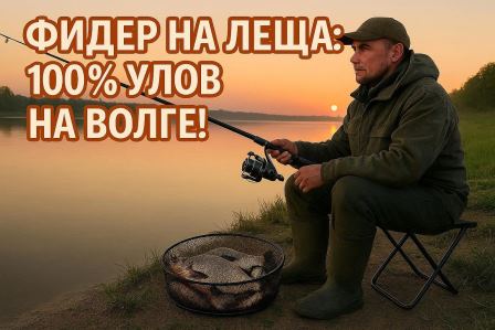 Фидер на леща: 100% улов на Волге!