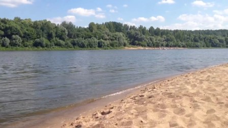 Песчаные косы у Каширы — столовая для жереха в конце августа